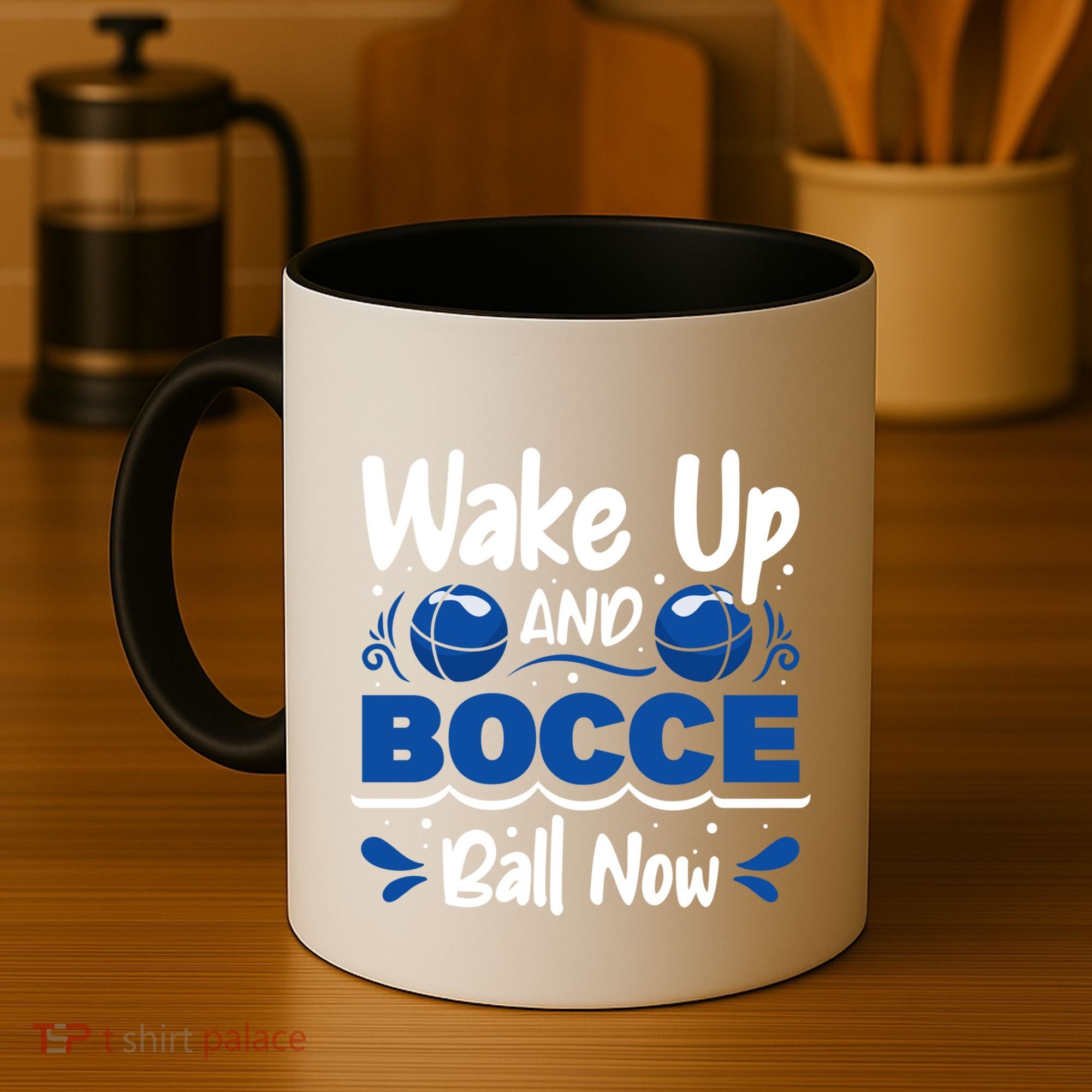 Wake Up And Bocce Ball Now Bocce Ball Great Gift Coffee Mug