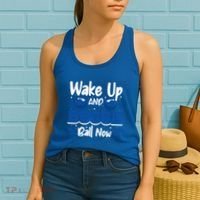 Wake Up And Bocce Ball Now Bocce Ball Great Gift Women's Tank Top thumb 2