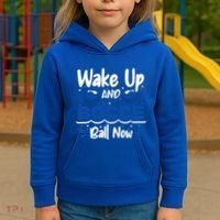 Wake Up And Bocce Ball Now Bocce Ball Great Gift Kids Hoodie thumb 3