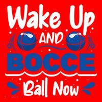 Wake Up And Bocce Ball Now Bocce Ball Great Gift Santa Hat thumb 1