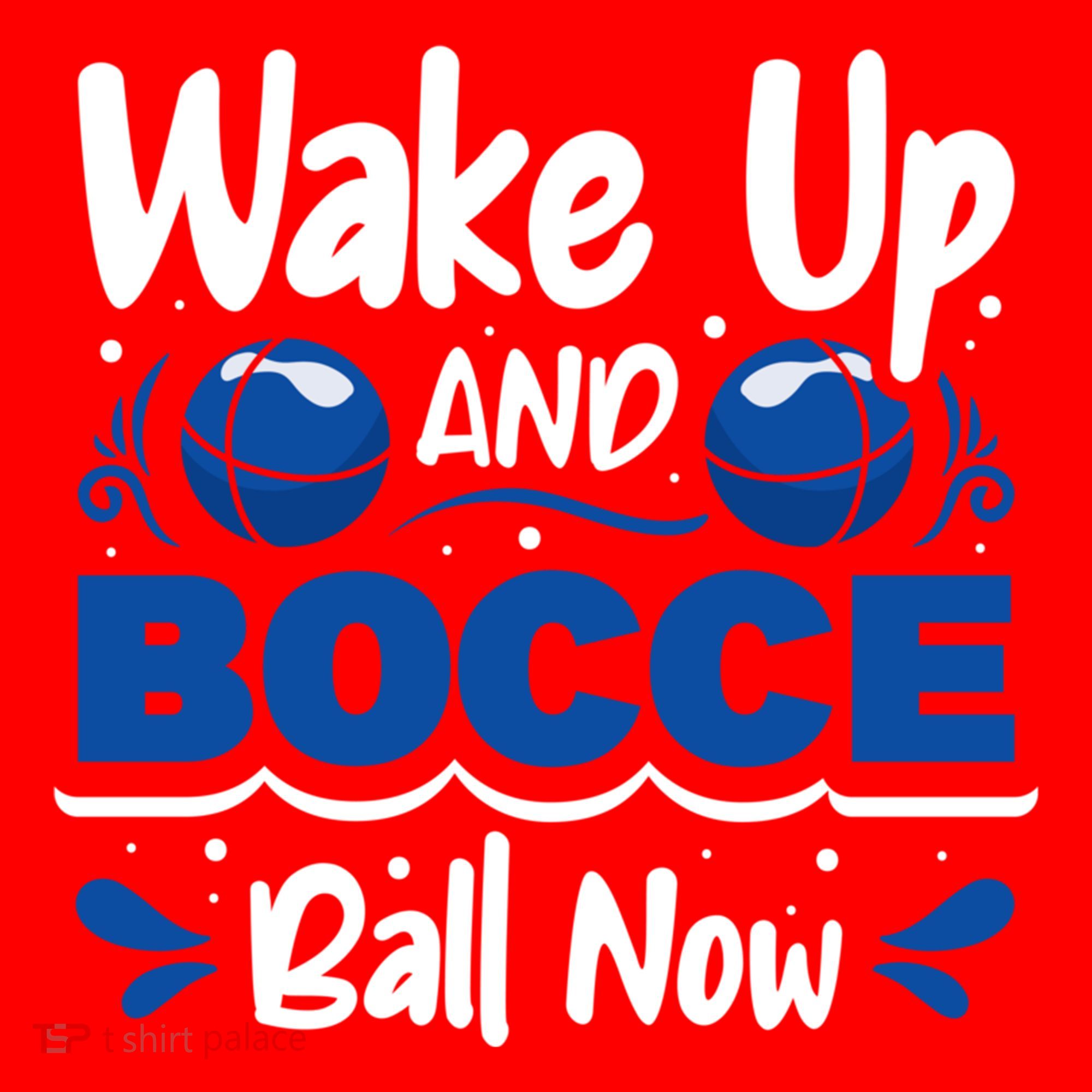 Wake Up And Bocce Ball Now Bocce Ball Great Gift Santa Hat