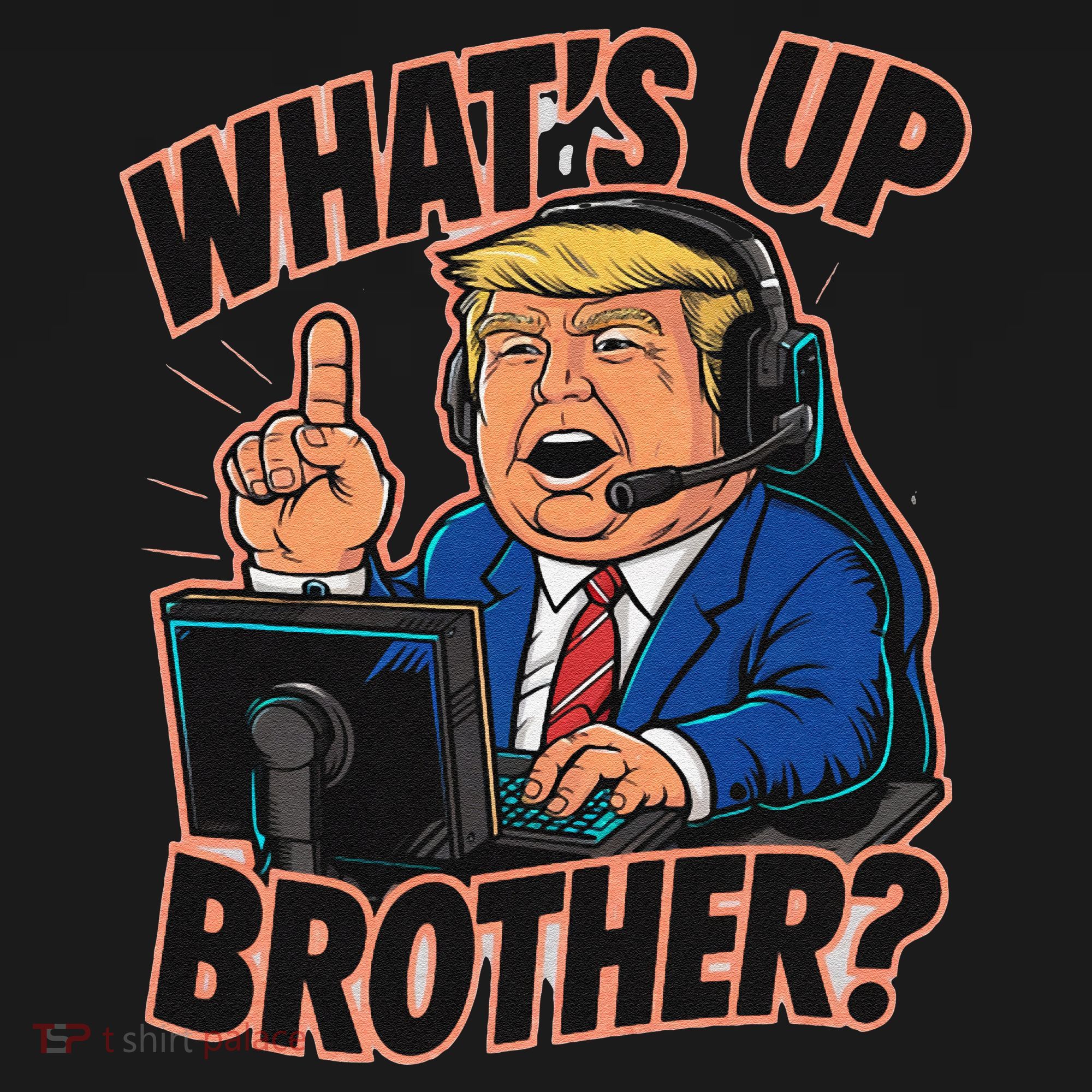 WhatS Up Brother Funny Meme Trump Women's Hoodie