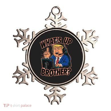 WhatS Up Brother Funny Meme Trump Ornament