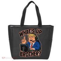 WhatS Up Brother Funny Meme Trump Tote Bag thumb 0