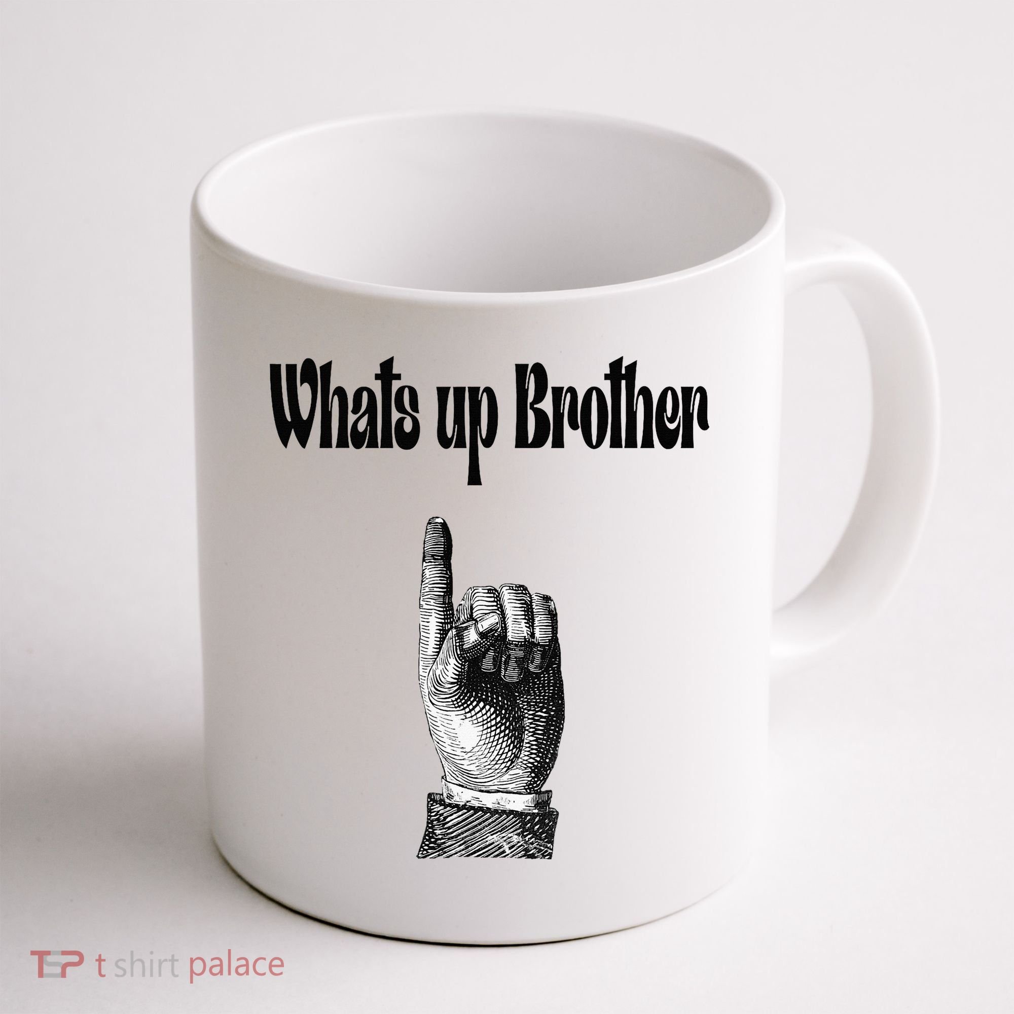 Whats Up Brother Funny Sketch Streamer Coffee Mug