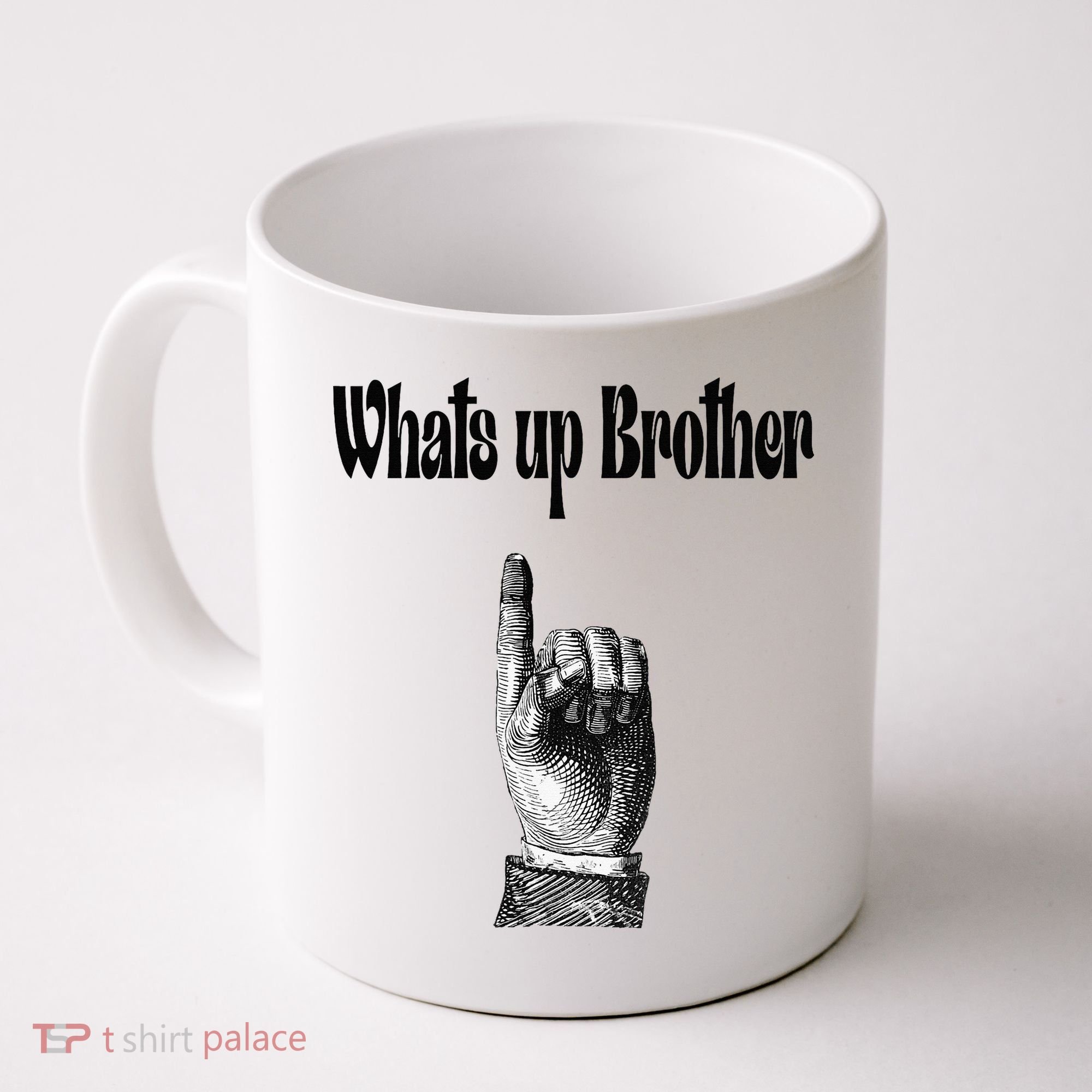 Whats Up Brother Funny Sketch Streamer Coffee Mug