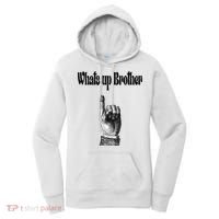 Whats Up Brother Funny Sketch Streamer Women's Hoodie thumb 0