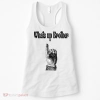Whats Up Brother Funny Sketch Streamer Women's Tank Top thumb 0