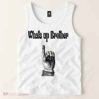 Whats Up Brother Funny Sketch Streamer Tank Top thumb 2