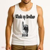 Whats Up Brother Funny Sketch Streamer Tank Top thumb 3