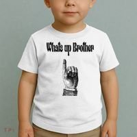 Whats Up Brother Funny Sketch Streamer Toddler T-Shirt thumb 2