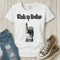 Whats Up Brother Funny Sketch Streamer Women's T-Shirt thumb 3