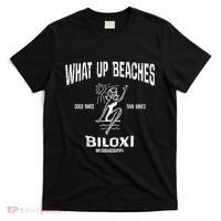 What Up Beaches Vintage Biloxi Mississippi Ms Souvenir T-Shirt thumb 0