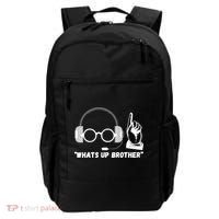 Whats Up Brother Funny Sketch Streamer Backpack thumb 0