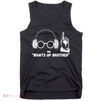 Whats Up Brother Funny Sketch Streamer Tank Top thumb 0