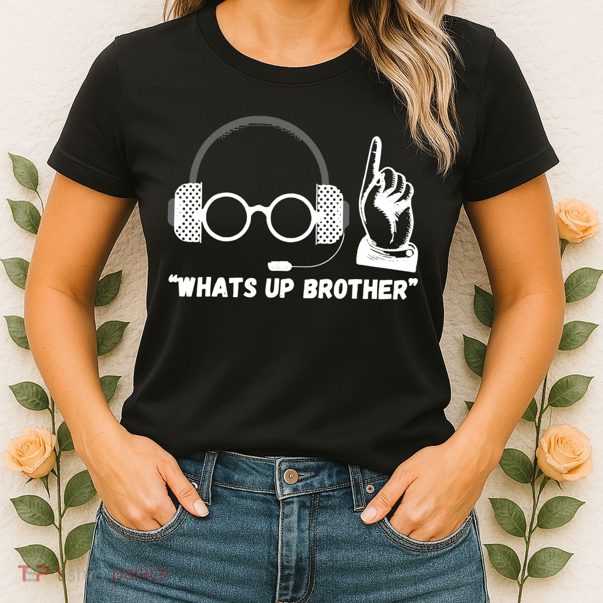 Whats Up Brother Funny Sketch Streamer Women's T-Shirt