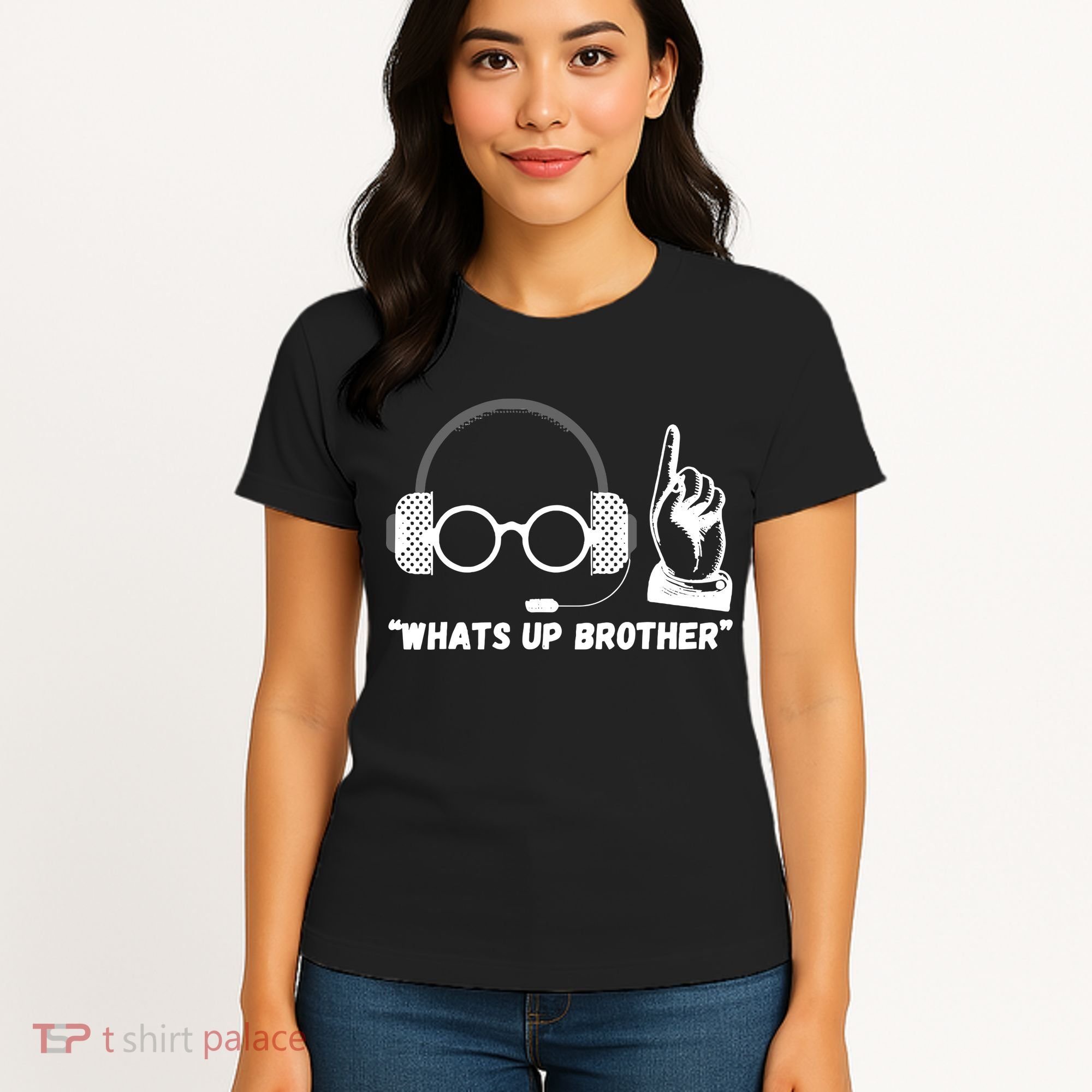 Whats Up Brother Funny Sketch Streamer Women's T-Shirt