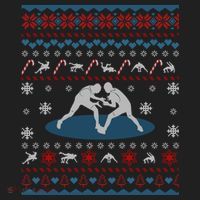 Wrestling Ugly Christmas Sweater Funny Funny Gift For Wrestler Gift Hat thumb 2
