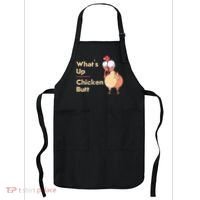 WhatS Up Chicken Butt Funny Quotes Sayings Joke Word Pun Apron thumb 0