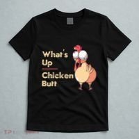 WhatS Up Chicken Butt Funny Quotes Sayings Joke Word Pun T-Shirt thumb 5