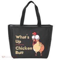 WhatS Up Chicken Butt Funny Quotes Sayings Joke Word Pun Tote Bag thumb 0