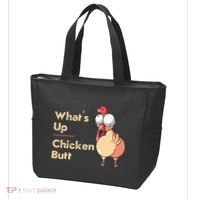 WhatS Up Chicken Butt Funny Quotes Sayings Joke Word Pun Tote Bag thumb 3