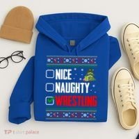 Wrestling Ugly Christmas Cute Gift Hoodie thumb 4