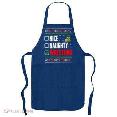 Wrestling Ugly Christmas Cute Gift Apron