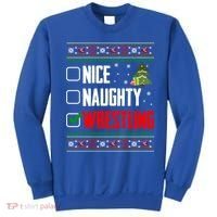 Wrestling Ugly Christmas Cute Gift Sweatshirt thumb 0