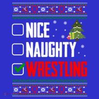 Wrestling Ugly Christmas Cute Gift Women's Tank Top thumb 5