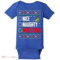 Wrestling Ugly Christmas Cute Gift Baby Bodysuit thumb 0