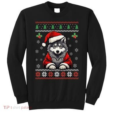 Wolf Ugly Christmas Sweater Wolves Xmas Sweatshirt