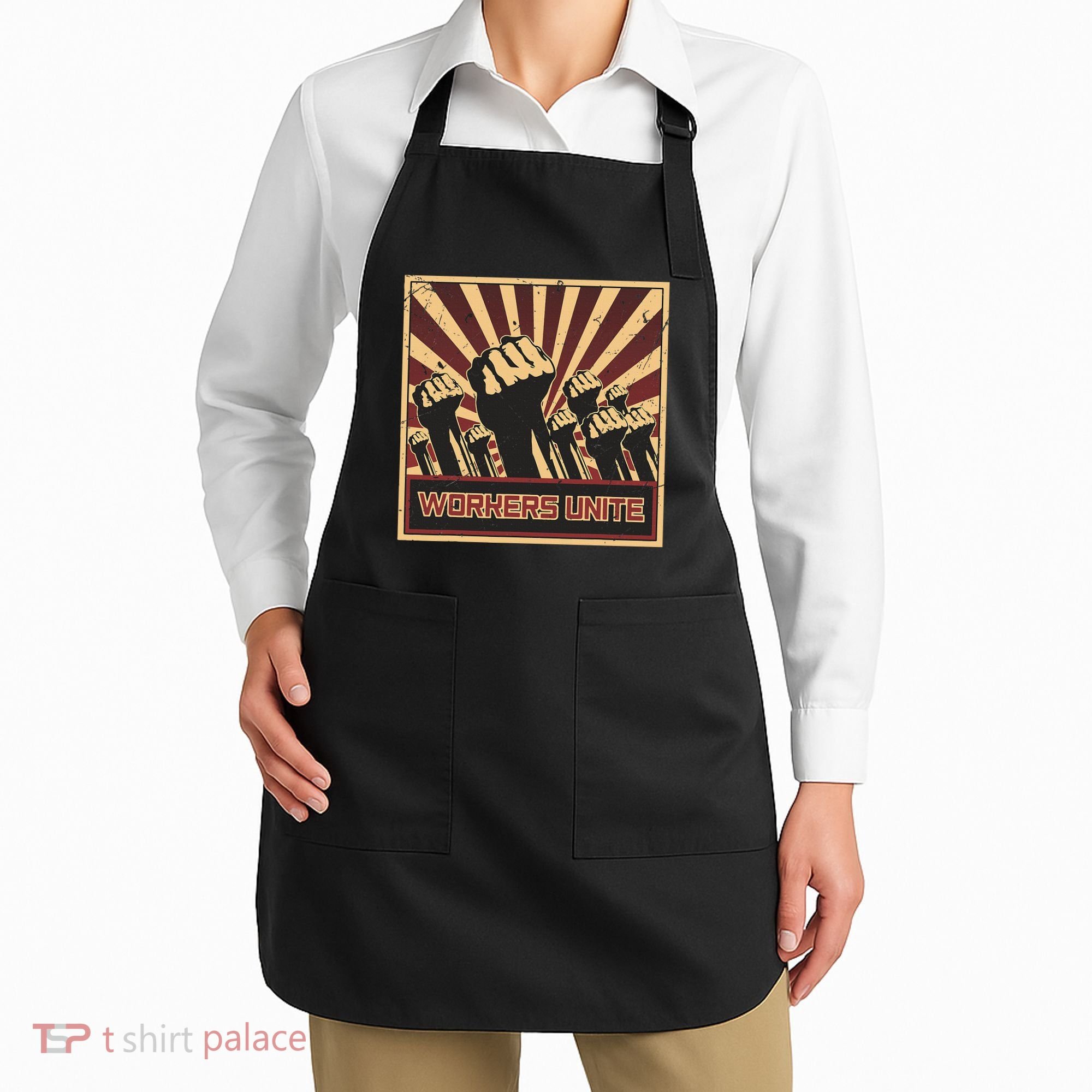 Workers Unite Communist Socialist Workers Communism Apron