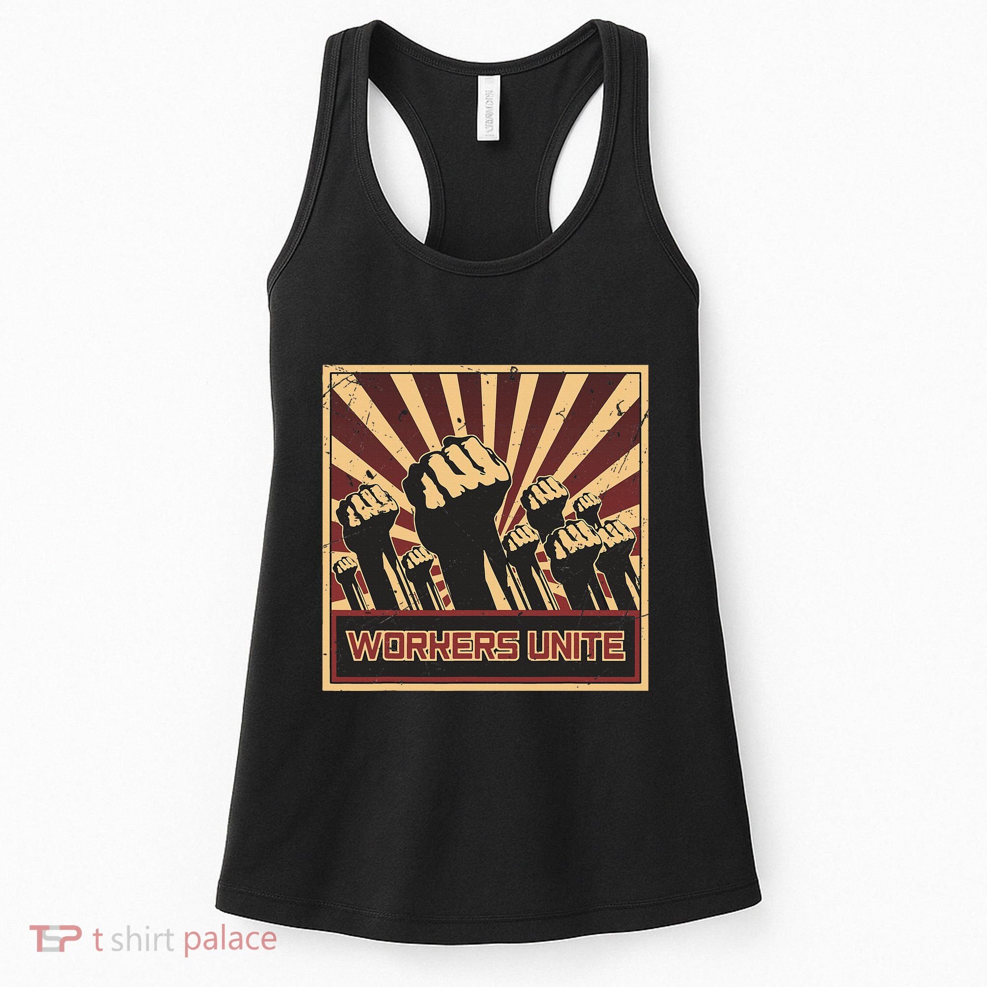 Workers Unite Communist Socialist Workers Communism Women's Tank Top