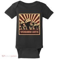Workers Unite Communist Socialist Workers Communism Baby Bodysuit thumb 0