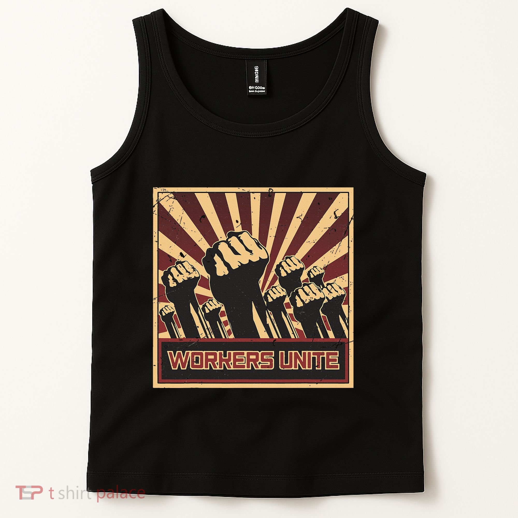 Workers Unite Communist Socialist Workers Communism Tank Top