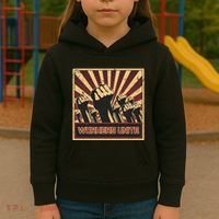Workers Unite Communist Socialist Workers Communism Kids Hoodie thumb 3