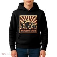 Workers Unite Communist Socialist Workers Communism Kids Hoodie thumb 4