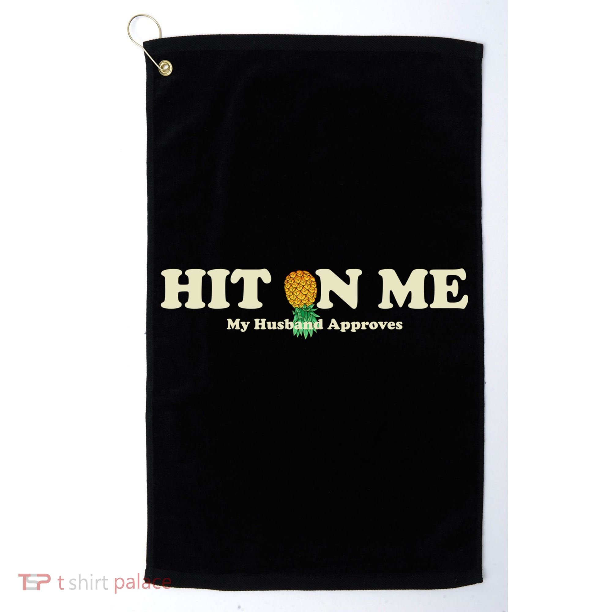 Wo Upside Down Pineapple Subtle Swinger Gift Golf Towel