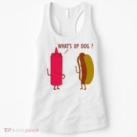 What Up Dog Ketchup Hot Dog Women's Tank Top thumb 0