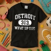 What Up Doe 313 Detroit Kids T-Shirt thumb 3