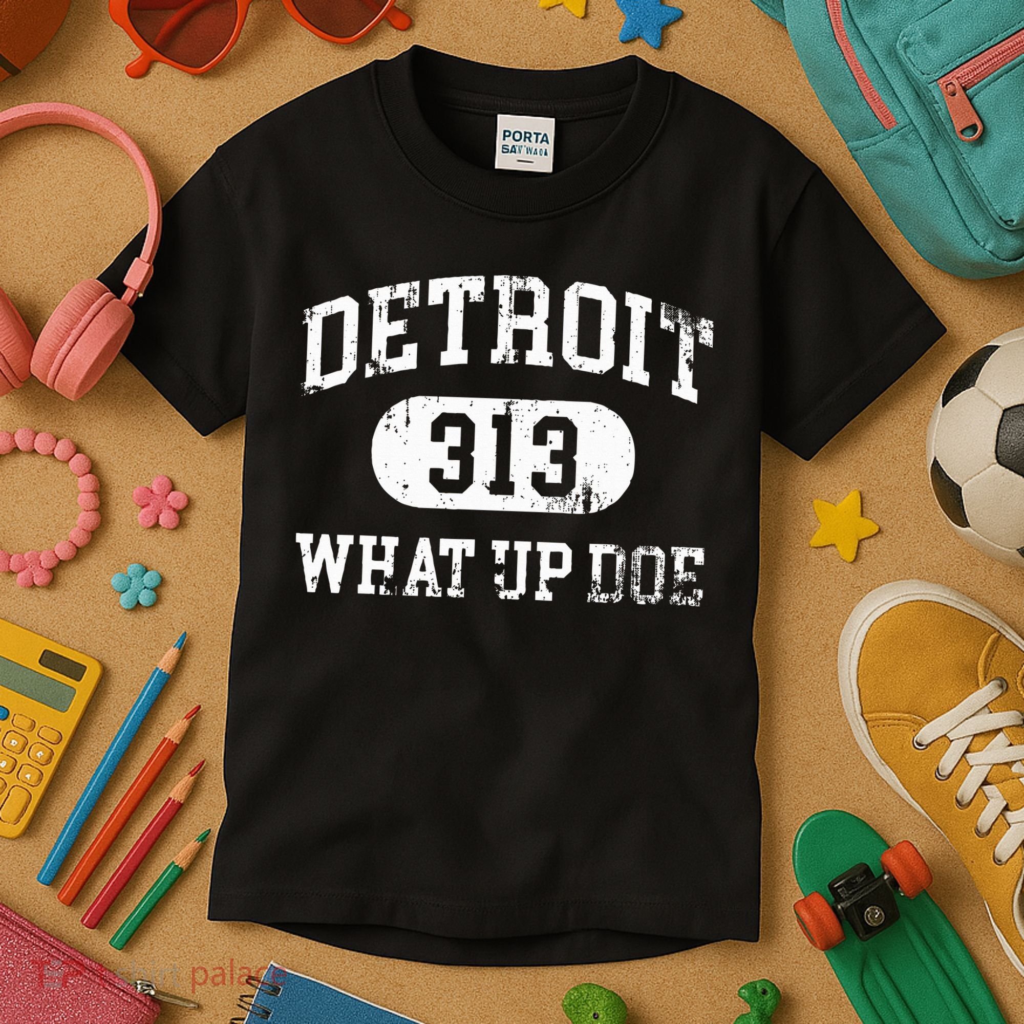 What Up Doe 313 Detroit Kids T-Shirt
