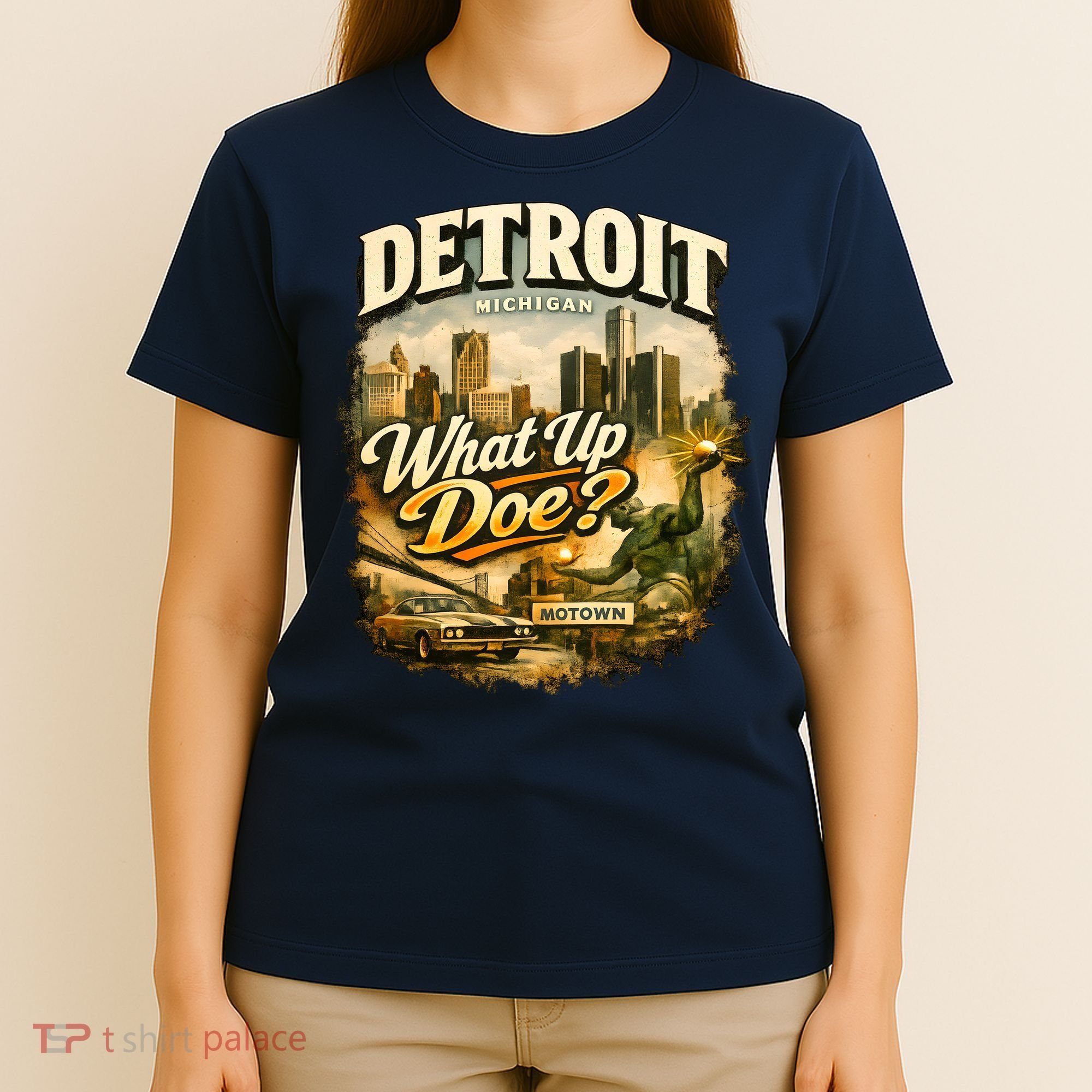 What Up Doe Detroit Michigan Motown T-Shirt