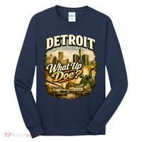 What Up Doe Detroit Michigan Motown Tall Long Sleeve Shirt thumb 0