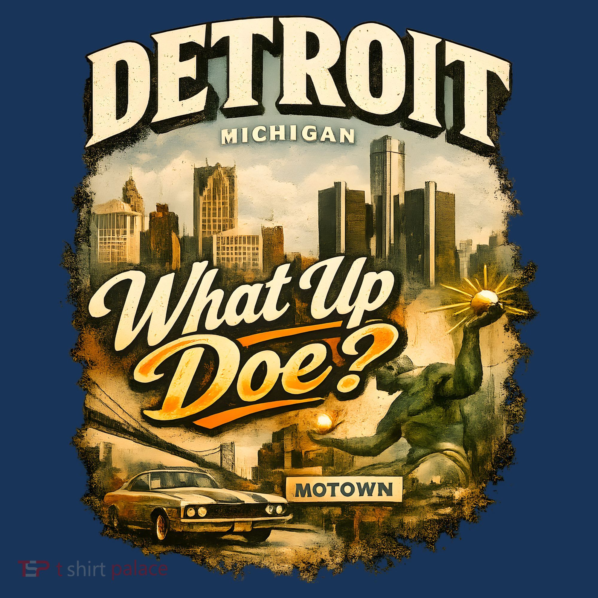 What Up Doe Detroit Michigan Motown Women's Tank Top