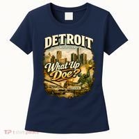 What Up Doe Detroit Michigan Motown Women's T-Shirt thumb 0