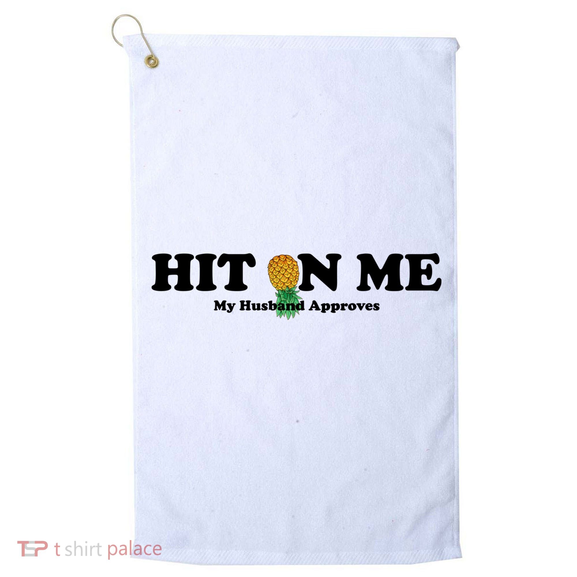 Wo Upside Down Pineapple Subtle Swinger Meaningful Gift Golf Towel