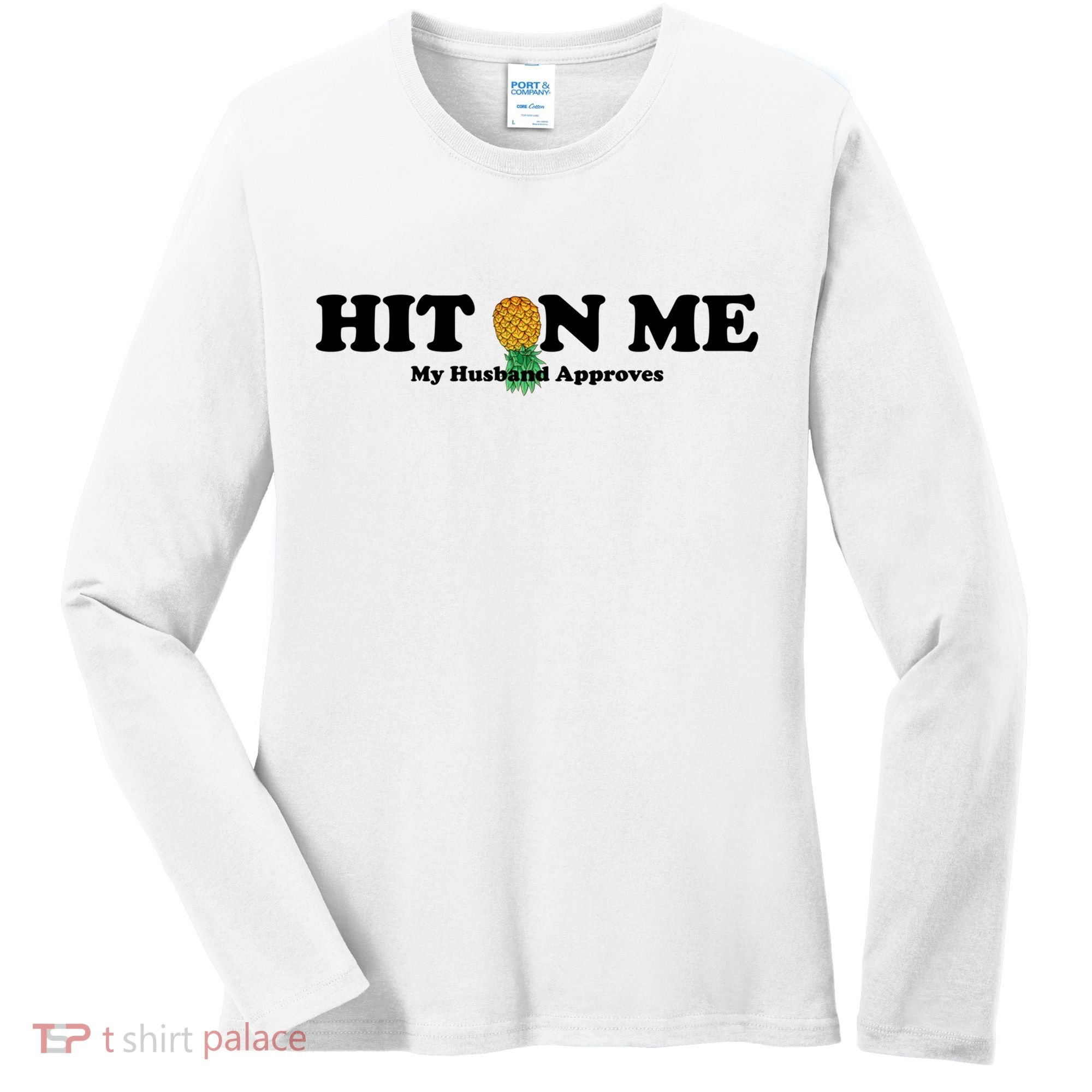 Wo Upside Down Pineapple Subtle Swinger Meaningful Gift Women's Long Sleeve Shirt