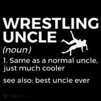 Wrestling Uncle Definition Best Uncle Ever  Coaster thumb 2