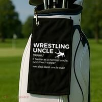 Wrestling Uncle Definition Best Uncle Ever  Golf Towel thumb 2